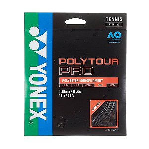 Set de Corda para Raquete de Tênis Yonex PolyTour Pro Preta 1,25mm