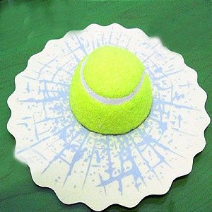 Adesivo de bola de tênis