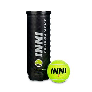 Bola de Tênis INNI Tournamente - Tubo com 3 Bolas