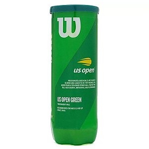 Bola de Tênis Wilson US OPEN Green - Com 3 Bolas Tubo