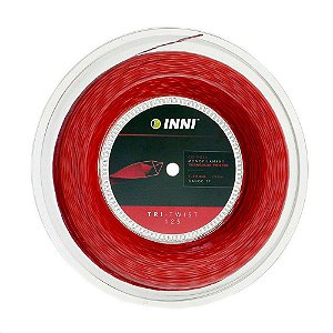 Corda para Raquete de Tênis Inni Tri-Twist 125 Vermelha