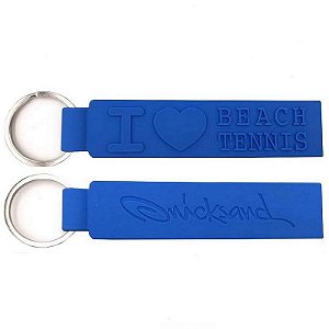 Chaveiro Quicksand  I Love Beach Tennis Azul