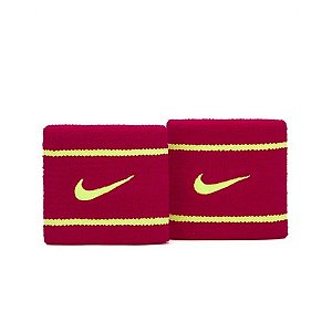 Munhequeira Nike Dri-Fit Curta Rosa e Amarela