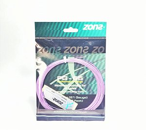 Set de Corda para Raquete de Badminton Zons PG 65 0,70mm Lilas