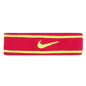 Testeira Nike Dri-Fit Rosa e Amarela