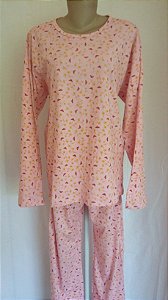 Pijama Malha Feminino Comprido