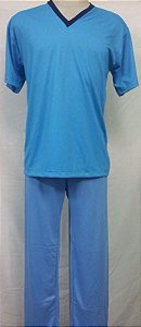 Pijama Malha Masculino m/m e Calça Comprida