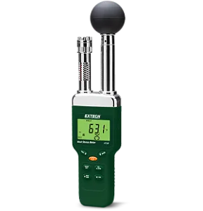 Medidor WBGT HT200 Extech (Wet Bulb Globe Temperature – Temperatura global de bulbo úmido) de fadiga por calor