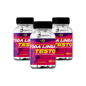 COMBO TRIPLO - TODA LINDA TESTO (Metabolismo Energético)