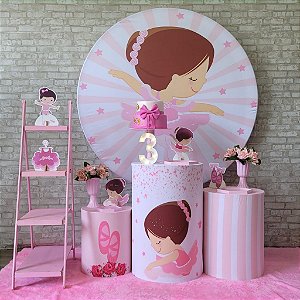 Alugue Tema Para Festa Decoração Bailarina Tecido ( Modelo 2 )