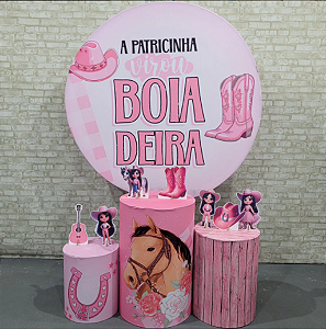 Alugue Tema Para Festa Decoração Boiadeira Tecido ( Modelo 1 )