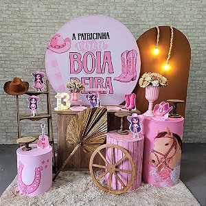 Alugue Tema Para Festa Decoração Boiadeira Tecido ( Modelo 3 )