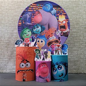 Alugue Tema Para Festa Decoração Divertidamente Tecido ( Modelo 1 )