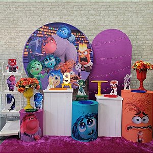 Alugue Tema Para Festa Decoração Divertidamente Tecido ( Modelo 3 )