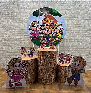 Alugue Tema Para Festa Decoração Festa Junina da Turma da Mônica Banner ( Modelo 1 )