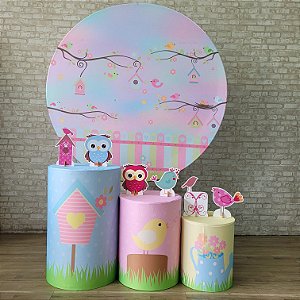 Alugue Tema Para Festa Decoração Jardim Encantado Tecido ( Modelo 1 )