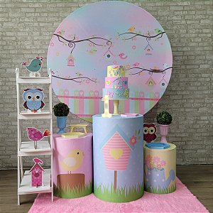 Alugue Tema Para Festa Decoração Jardim Encantado Tecido ( Modelo 2 )