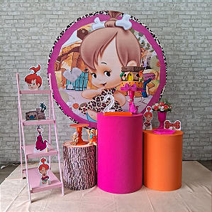 Alugue Tema Para Festa Decoração Pedrita Tecido ( Modelo 2 )