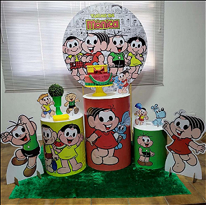 Alugue Tema Para Festa Decoração Turma da Mônica Banner ( Modelo 1 )