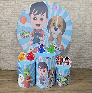 Alugue Tema Para Festa Decoração Bento e Totó Tecido ( Modelo 1 )