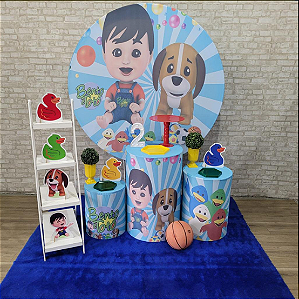 Alugue Tema Para Festa Decoração Bento e Totó Tecido ( Modelo 2 )