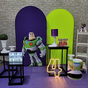 Alugue Tema Para Festa Decoração Buzz Lightyear Toy Story Tecido