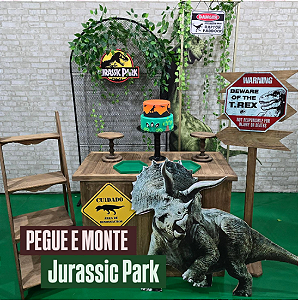 Alugue Tema Para Festa Decoração Dinossauro Tecido ( Modelo 4 )