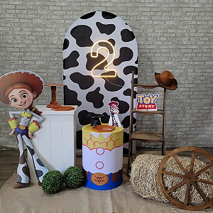 Alugue Tema Para Festa Decoração Jessie Toy Story Modelo Personalizado Tecido