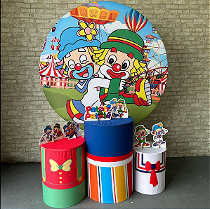 Alugue Tema Para Festa Decoração Patati e Patata Tecido ( Modelo 1 )