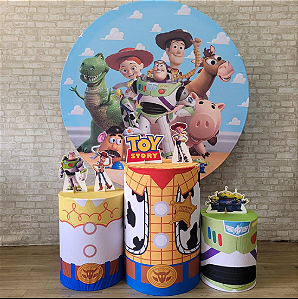 Alugue Tema Para Festa Decoração Toy Story Tecido ( Modelo 1 )