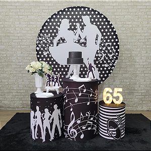 Alugue Tema Para Festa Decoração Retrô Tecido ( Modelo 2 )