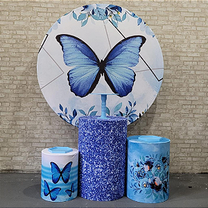 Alugue Tema Para Festa Decoração Borboleta Tecido ( Modelo 1 )