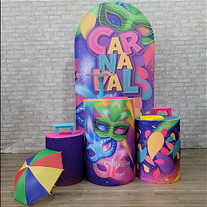 Alugue Tema Para Festa Decoração Carnaval Tecido ( Modelo 2 )