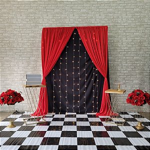 Alugue Tema Para Festa Decoração Cortina Tecido