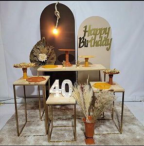 Alugue Tema Para Festa Decoração Happy Nude Tecido ( Modelo 5 )