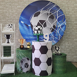 Alugue Tema Para Festa Decoração Futebol Tecido ( Modelo 2 )
