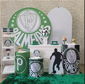 Alugue Tema Para Festa Decoração Palmeiras Tecido ( Modelo 4 )