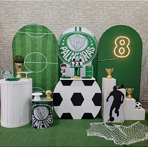 Alugue Tema Para Festa Decoração Palmeiras Tecido ( Modelo 5 )