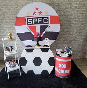 Alugue Tema Para Festa Decoração São Paulo Tecido ( Modelo 4 )