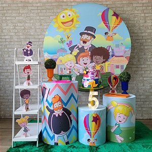 Alugue Tema Para Festa Decoração Mundo Bita Tecido ( Modelo 2 )