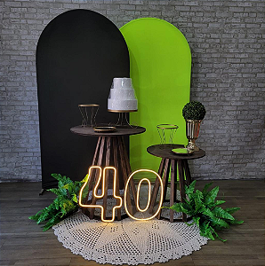 Alugue Tema Para Festa Decoração Happy Verde Tecido ( Modelo 1 )