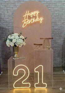 Alugue Tema Para Festa Decoração Happy Nude Tecido ( Modelo 6 )