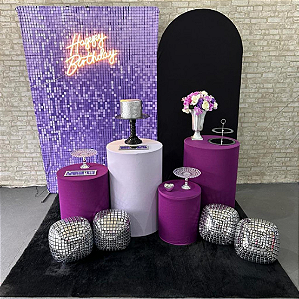 Alugue Tema Para Festa Decoração Euphoria Tecido ( Modelo 4 )