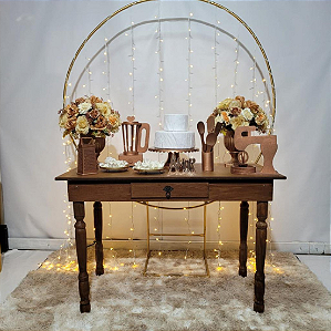 Alugue Tema Para Festa Decoração Chá de Cozinha Tecido ( Modelo 5 )