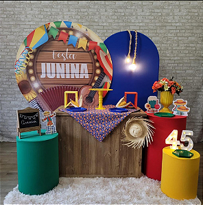 Alugue Tema Para Festa Decoração Junina Tecido ( Modelo 07 )