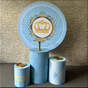 Alugue Tema Para Festa Decoração Coroa Tecido ( Modelo 1 )