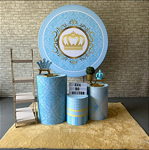 Alugue Tema Para Festa Decoração Coroa Tecido ( Modelo 2 )