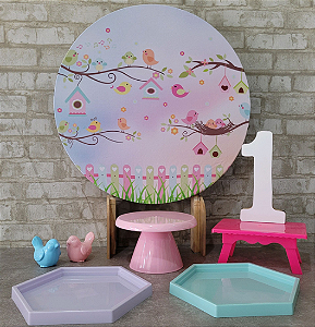 Alugue Tema Para Festa na Mesa Decoração Jardim Encantado