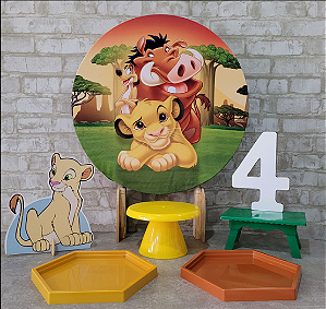 Alugue Tema Para Festa na Mesa Decoração Rei Leão