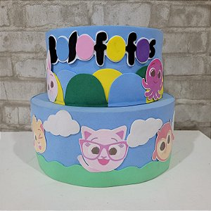 Alugue Bolo Fake Tema - Bolofofos Azul